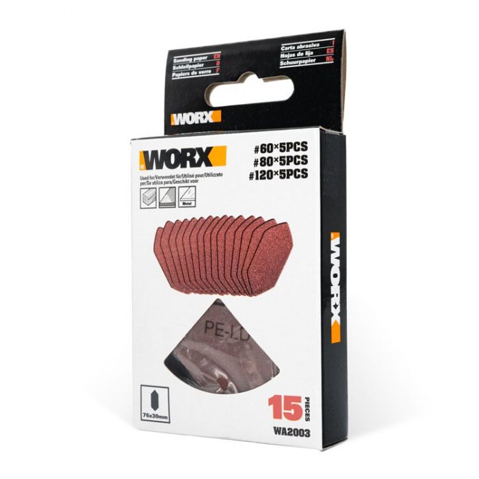 WORX 威克士 指形砂紙套裝 (WX820適用) WA2003