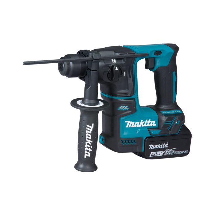 Makita 牧田 DHR171RTJ 充電式電錘17毫米(2模式)(無碳刷馬達)(鋰18V)(5.0AH電池)(藍色)