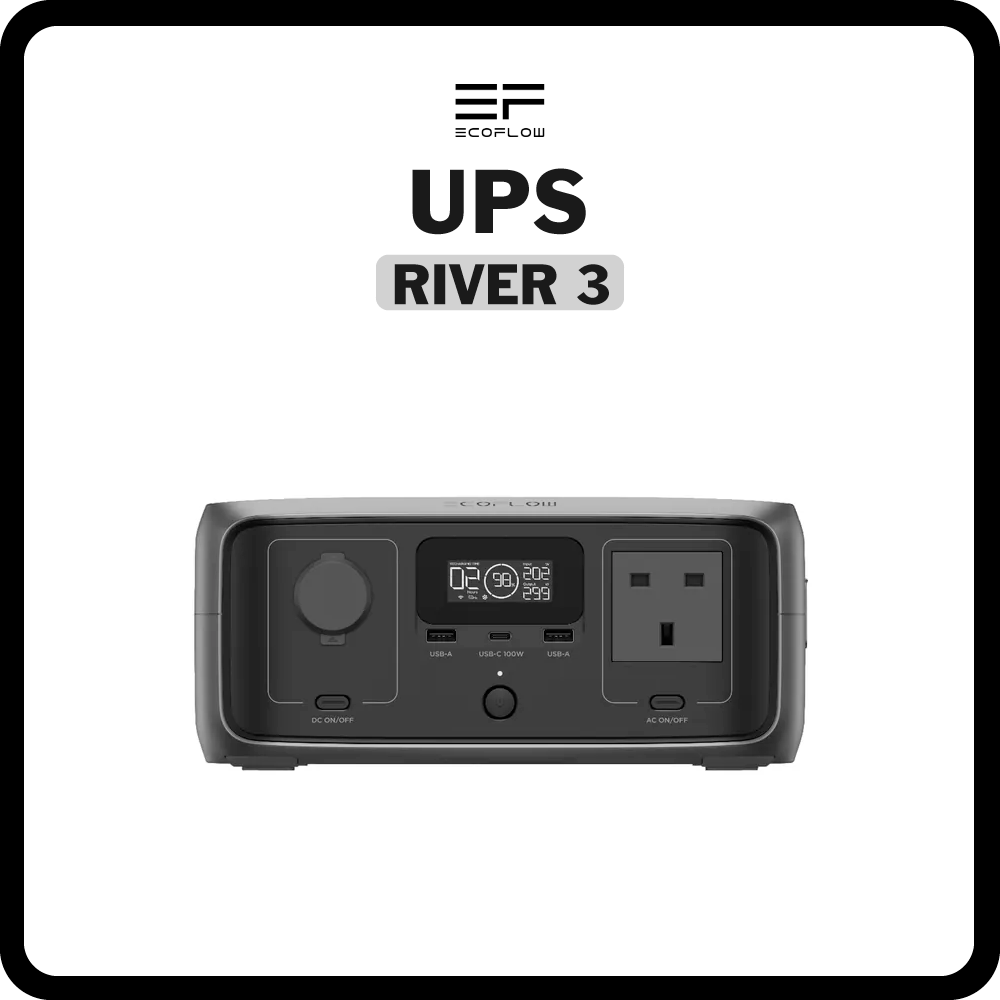 EcoFlow - RIVER 3 (UPS) (245Wh)